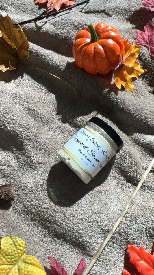Derra’s Journey Shea Magic “Teakwood Sandalwood” Hair & Body Butter